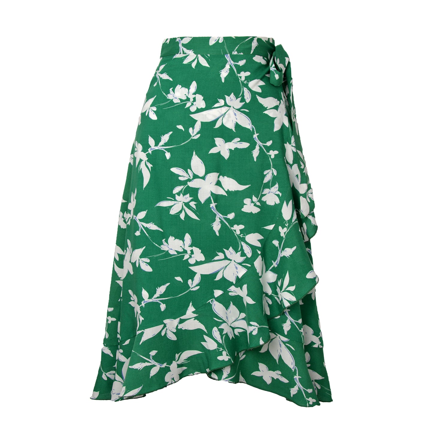 Floral Print Lace-up Summer Skirt - skirts - malbusaat.co.uk