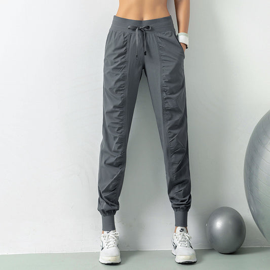 Shop Pleated Slim-Fit Fitness Sports Pants by Malbusaat, versatile  at Malbusaat. Ready-made desi suits, Pakistani designer dresses online UK.