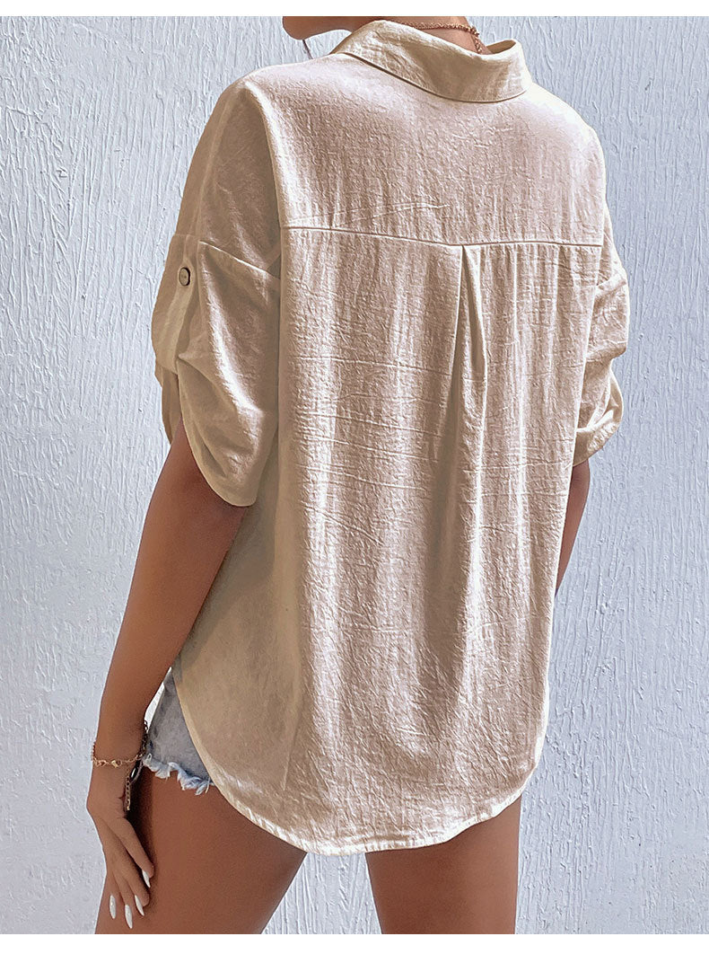 Mid Length short Sleeve Shirt malbusaat.co.uk